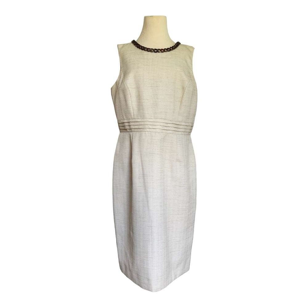 Alex Marie Dress, size 10. Lined, Sleeveless, necklace collar